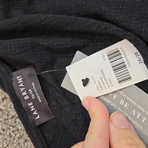 NWT Lane Bryant Sleeveless V Neck Dress Plus Size 26/28 - Picture 7 of 9